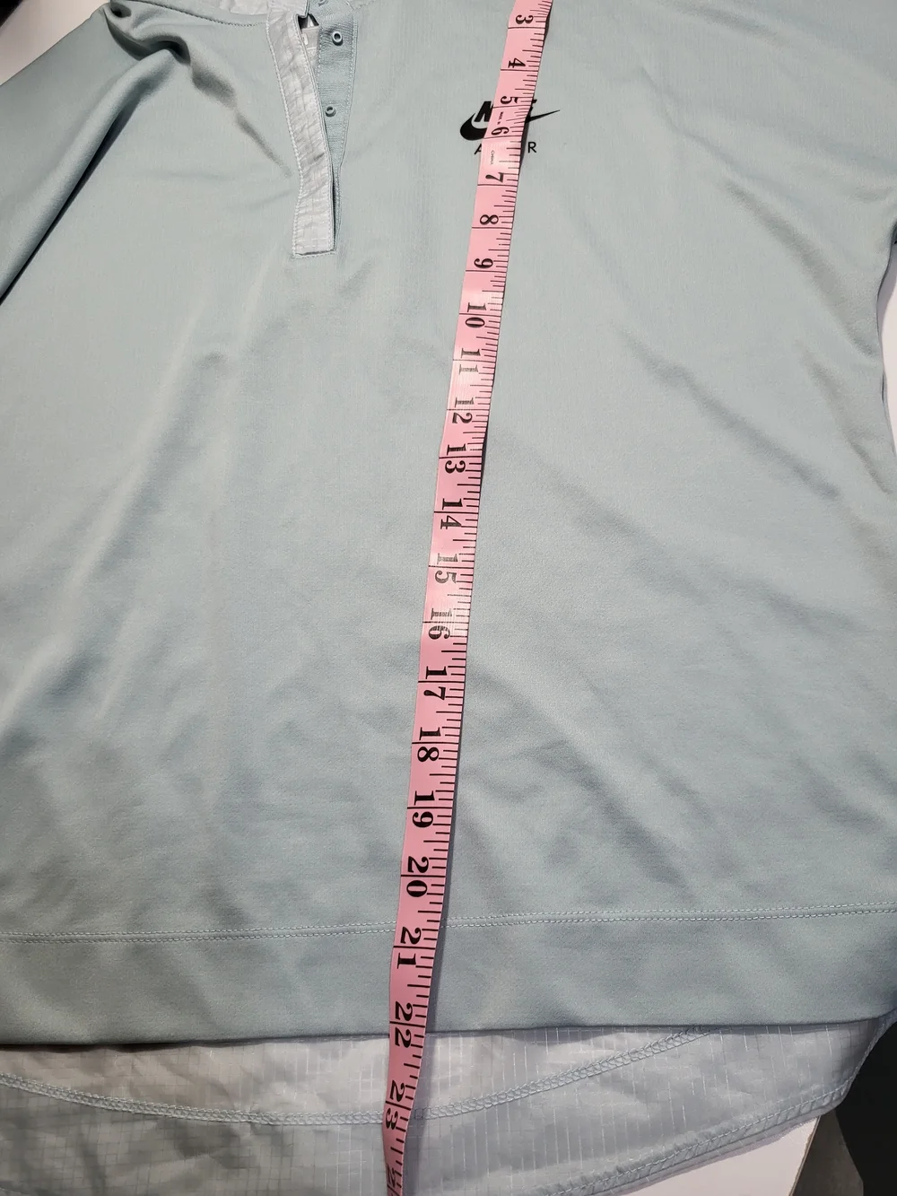 Nike Light Blue Half-Zip Pullover Sweatshirt